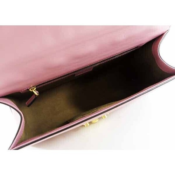 GUCCI leather chain Shoulder Bag pink - Picture 3 of 6